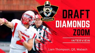 Liam Thompson, QB, Wabash | 2024 NFL Draft Prospect Zoom Interview