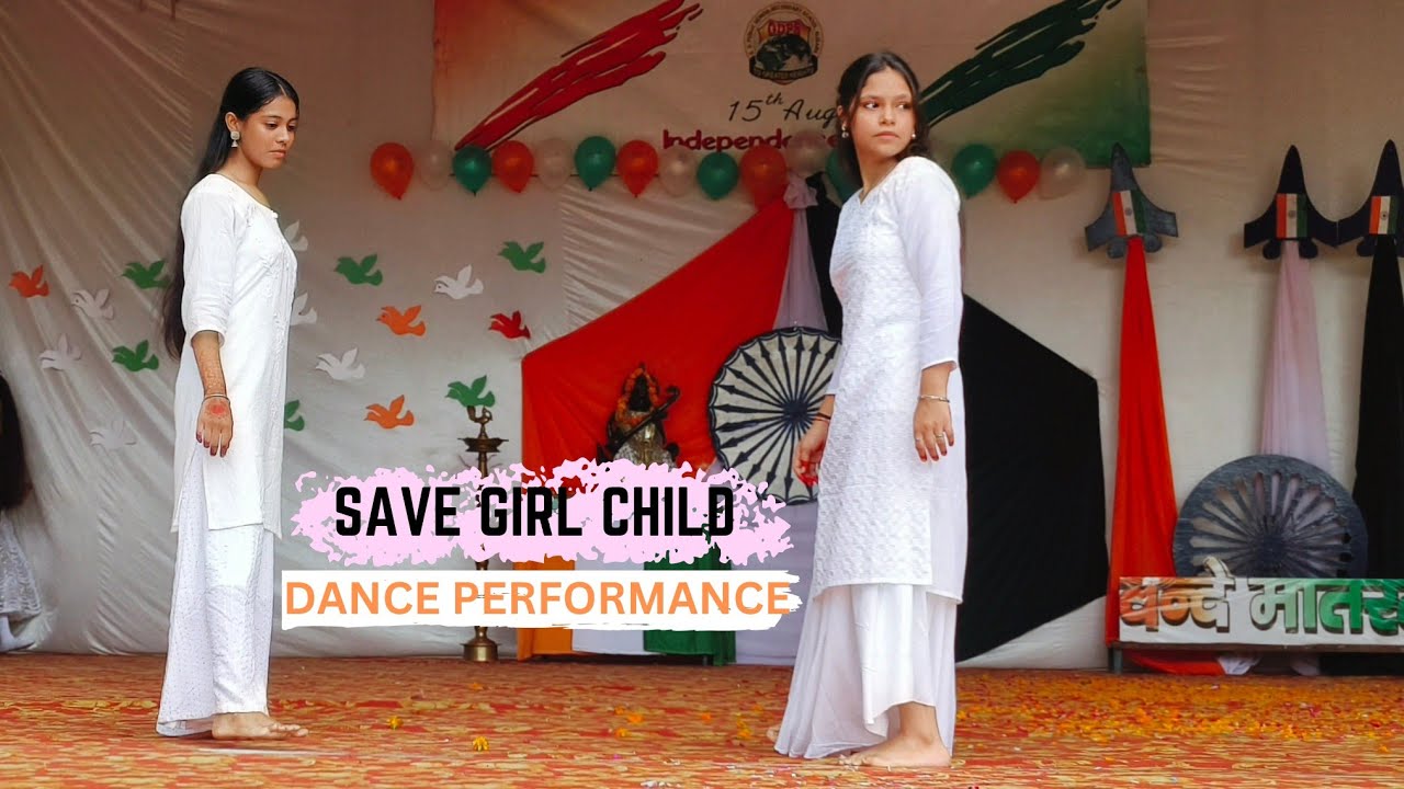 Save Girl Child Dance Performance | Oo ri chiraiya Mix Mahabharata Dance