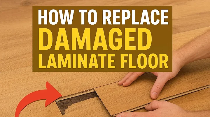 How to Replace Damaged Laminate Floor Plank in the Middle of a Room | Easy DIY Fix