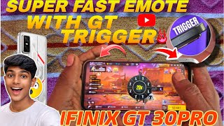 How to fast emote with infinix gt trigger gt trigger se fast emote kayse kare free fire me 😮  screenshot 2