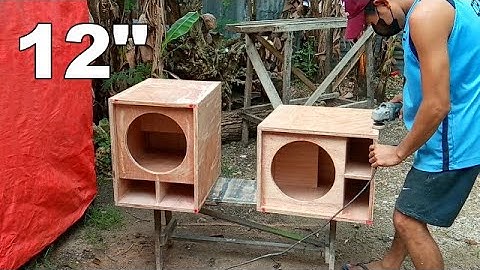 How to Make L PORTED BOX DESIGN d12" | Making Soundbox for Subwoofer Frequency