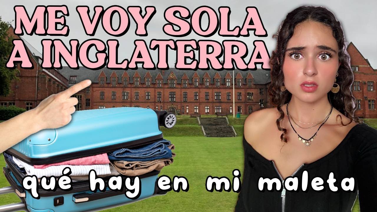 ME VOY SOLA A INGLATERRA ✈️ QUÉ HAY EN MI MALETA PARA VIAJAR? PACK WITH ME | El Mundo de Clodett