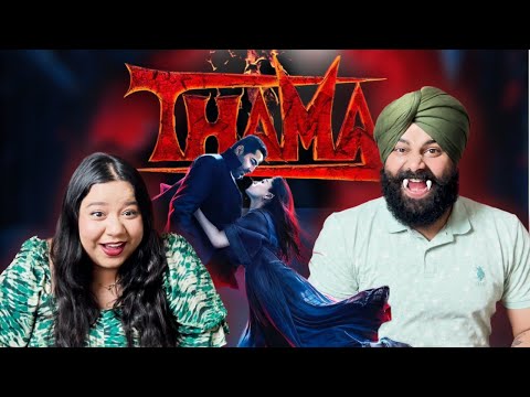 Movie of the Year???!!! | Thamma Trailer Reaction | Happily Reacting | First Time Watching