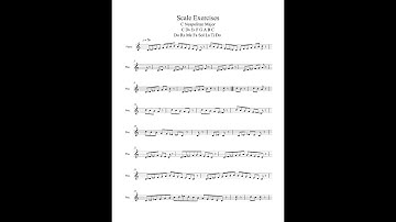 Scale Exercises C Neapolitan Major