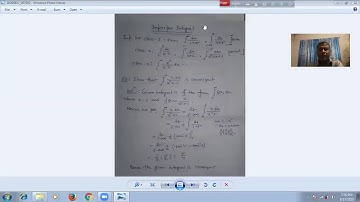 Class-5 Improper Integral:Gamma and Beta Function(Part-1)