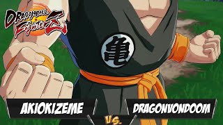 Akiokizeme(Android 21/Roshi/Krillin) Fights DragonVonDoom(SSGSS Vegeta/Broly/Base Goku)[DBFZ PS5]
