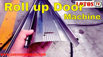 【Roll up Door Machine】: Door Shutter Making Machine | Roller shutter roll forming machine " 2020 "