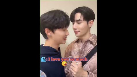 ily?!! with the kiss?!! #zeenunew #zeepruk #nunew #zonzon