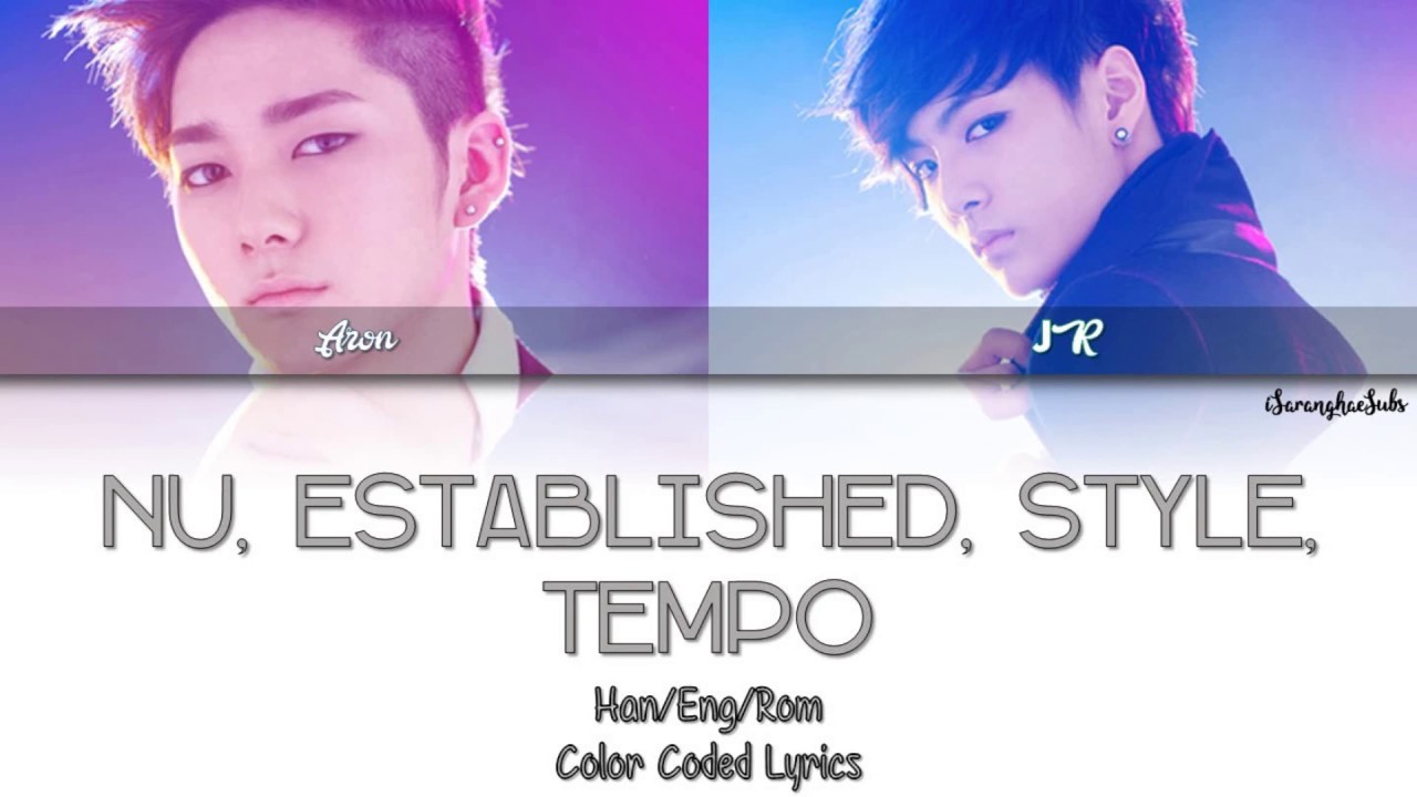 NU'EST (뉴이스트) – Nu, Established, Style, Tempo [Color Coded Han