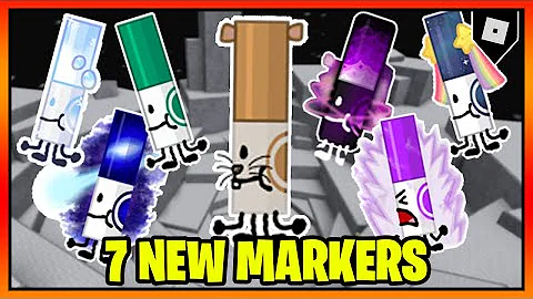 How to get the 7 NEW MARKERS + BADGES in FIND THE MARKERS || Roblox
