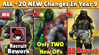 *YEAR 9 HUGE UPDATE* ALL +20 NEW Operators, Changes, and Reworks in Year 9! - Rainbow Six Siege