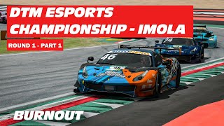 DTM eSports Championship 2022 | Imola | Round 1 Part 1 | BURNOUT