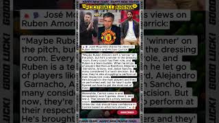 Mourinhos Verdict Is Ruben Amorim The Solution For Man Utd josemourinho rubenamorim manutd