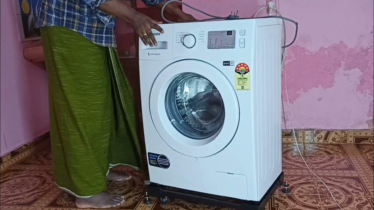 How to Adjust Use Washing Machine Trolley/Stand SAMSUNG LG