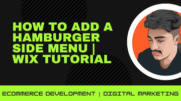 How to Add a Side Menu | Wix Tutorial 2021