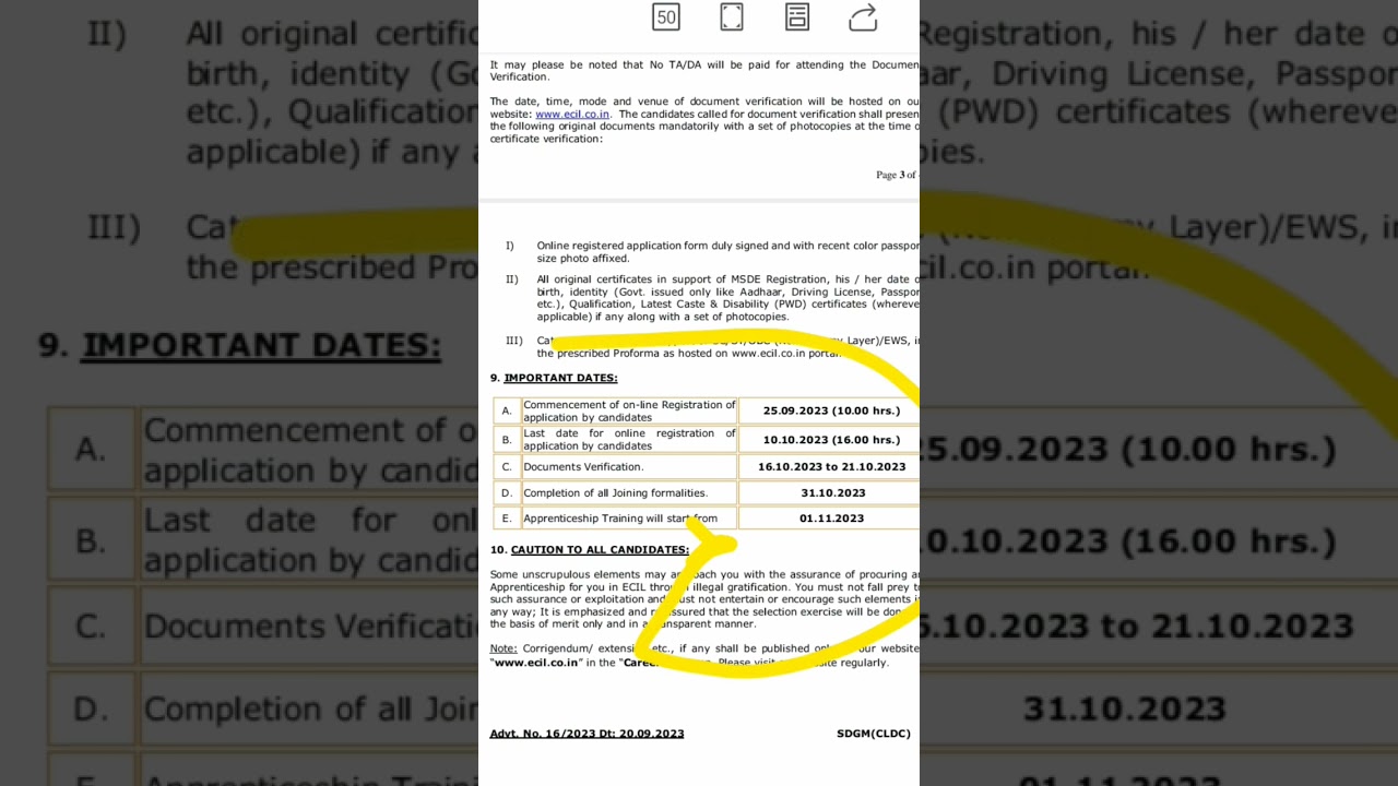 ECIL Apprentice Recruitment 2023 || Qualification -ITI