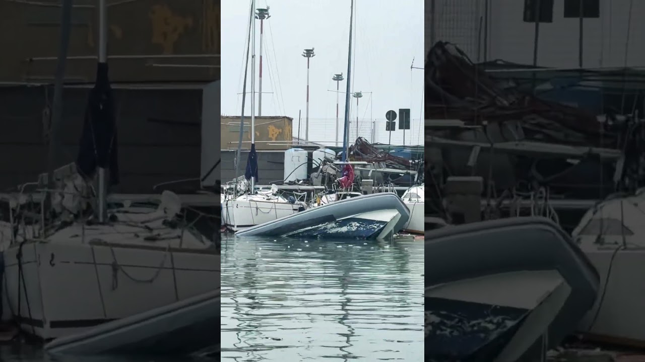 Si fa conta dei danni…. Senza parole…