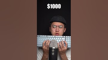 Thumbnail of $1 vs $1000 KEYBOARD #asmr #shorts