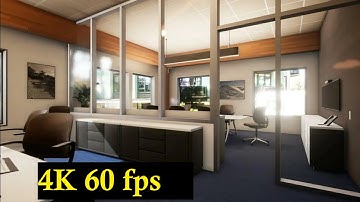 Office Scene rendered in Unreal Engine 5 | 4K 60 fps