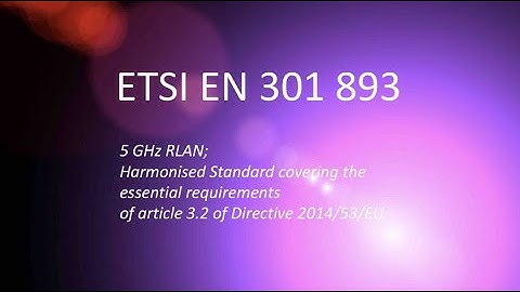 How to certify RLANs for European market?