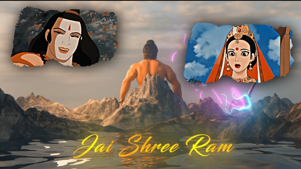 Ram On Rath Animation 3D animation video on shri Ram and Hanuman - Made with Blender #edit # ...