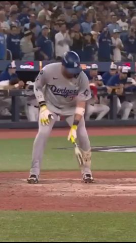 チームキャプテン・ロハス選手の奇跡の一打が、王者ドジャースのWS2連覇への希望を繋ぐ！アテレコは個人的な想像です＃大谷翔平