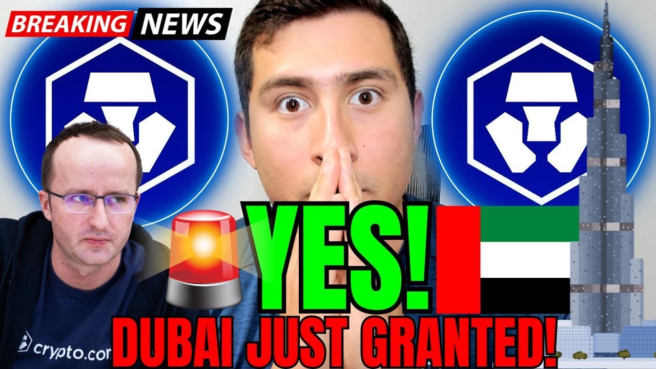 Crypto.com DUBAI GRANTED! MASSIVE NEWS For CRONOS Holders (HUGE Licence) -  YouTube