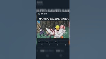 Naruto saved Sakura from Sasuke #naruto #manga #sasuke #sakura #viral #boruto #kurama
