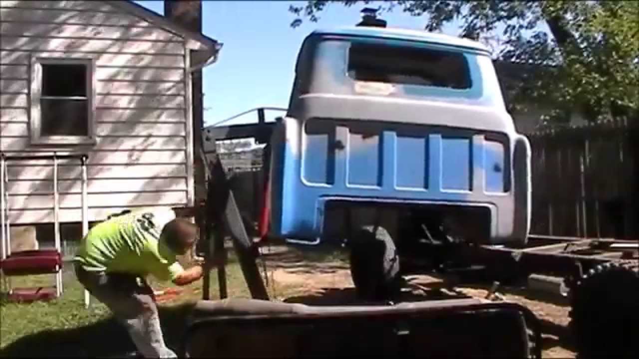 1957 Chevy Truck Cab Removal. - YouTube 1957 Chevy Truck Cab Removal. - YouTube