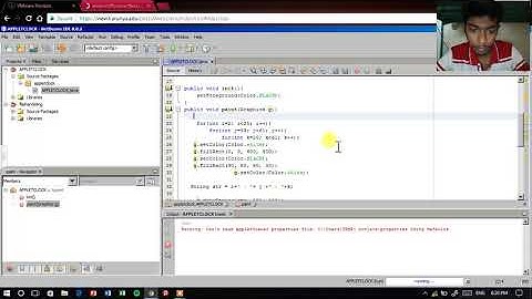 DIGITAL CLOCK USING APPLET