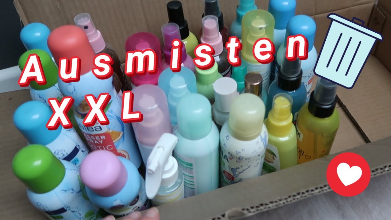 XXL Pflegesammlung ausmisten - es ist wild! Bitte nicht nachmachen..