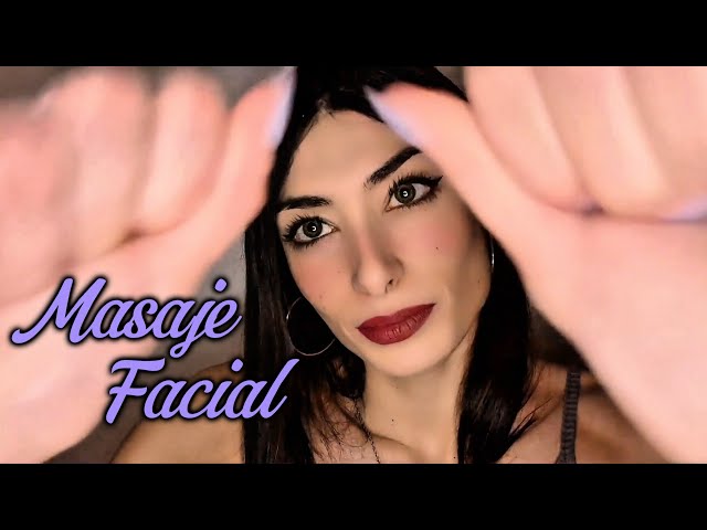 🧡 Masajeando tu carita ASMR💆 | Sonidos de Manos y Crema | Alivia el Estrés y la Ansiedad🌙