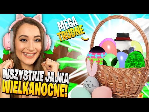 Zebrałam WSZYSTKIE JAJKA Wielkanocne w Roblox ... (Bubble Gum Simulator)