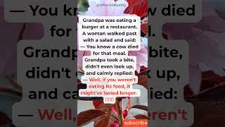 She thought she won. Grandpa had one sentence for her. #relatable #funny #comedy #humor