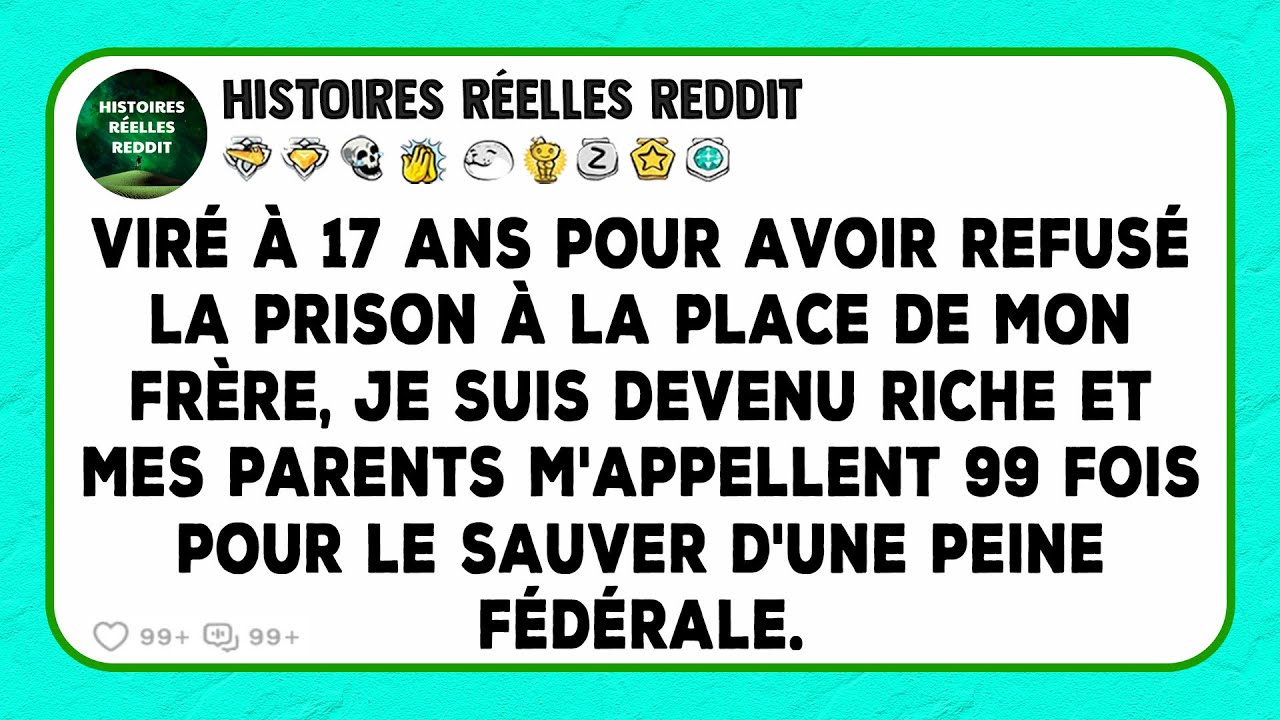 Viré à 17 ans pour avoir refusé la prison à la place de mon frère, je suis devenu riche et mes...