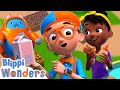 Its the earth day song  blippi wonders  moonbug kids  our green earth