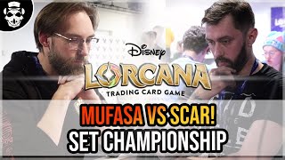 Scar VS Mufasa!!! | London Set Championship | Gameplay
Welcome to Lorcana Villain! A channel dedicated to the Disney Lorcana TCG!
Today I am showing my Round 3 from the Media Set Championships in London England!
Follow me on X!
https://twitter.com/LorcanaVillain
Dragon Shield Affiliate:
https://dragonshield.com/?ref=lorcanavillain
Code - villain5 for 5% off!
Check out Cardmarket for all your TCG needs!
https://www.cardmarket.com/en/Lorcana
My Whatnot Link! (£10 off of your first purchase!)
https://www.whatnot.com/invite/lorcanavillain
00:00 - Intro/Decklist
01:04 - Game One
15:41 - Game Two
39:16 - Outro
Decklist
https://dreamborn.ink/decks/LTxY7b6wgd6ESNZosXuG
Max Decklist
https://www.lorcards.fr/decks/view/781051085e893f45b60da9f17ed32f772a05d120
Intro:
Music: Lavender Tower Remix - Glitch City
Music Link: https://www.youtube.com/watch?v=exwguP4LdB0
Check out my other Lorcana content!
- I WON THE FIRST SET CHAMPIONSHIP!
https://youtu.be/_ikI3Md7OjM
- Set 5 Meta Decks To Watch Out For
https://youtu.be/UirkBHVrflQ
- Set 5 Top 8 Decklists!
https://youtu.be/pGWPwQiyYSA
- Lorcana Villain Lore!
https://youtu.be/qxwoVGWl0tA
- Pokemon Channel!
https://www.youtube.com/@UC3mIlUF4TWqVo-SxltoCk1A
#lorcana #decklists #decklist
Lorcana Villain uses trademarks and/or copyrights associated with Disney Lorcana TCG, used under Ravensburger’s Community Code Policy
https://cdn.ravensburger.com/lorcana/community-code-en)
We are expressly prohibited from charging you to use or access this content.
Lorcan Villain is not published, endorsed, or specifically approved by Disney or Ravensburger.
For more information about Disney Lorcana TCG, visit
https://www.disneylorcana.com/en-US/ Scar VS Mufasa!!! | London Set Championship | Gameplay