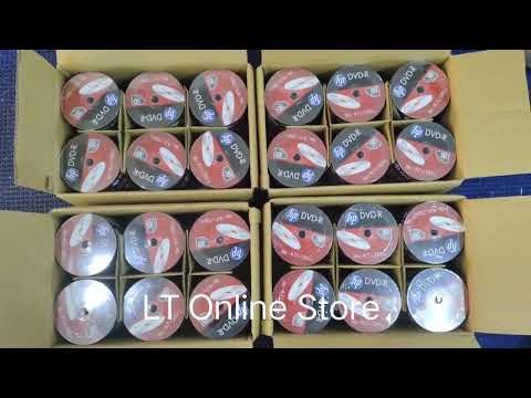 HP DVD Recordable DVD-R 4.7GB 50 Pack, Wrap