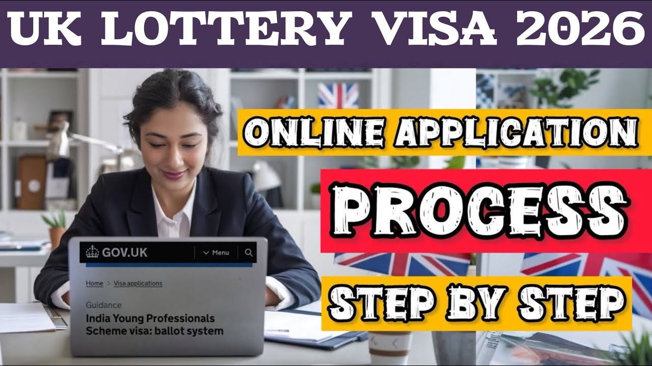 Online Application process for Indian young professionals scheme lottery Visa