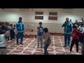 لعبة المنديل ضمن فقرات الأذاعة الصباحية بالقسم الابتدائي
