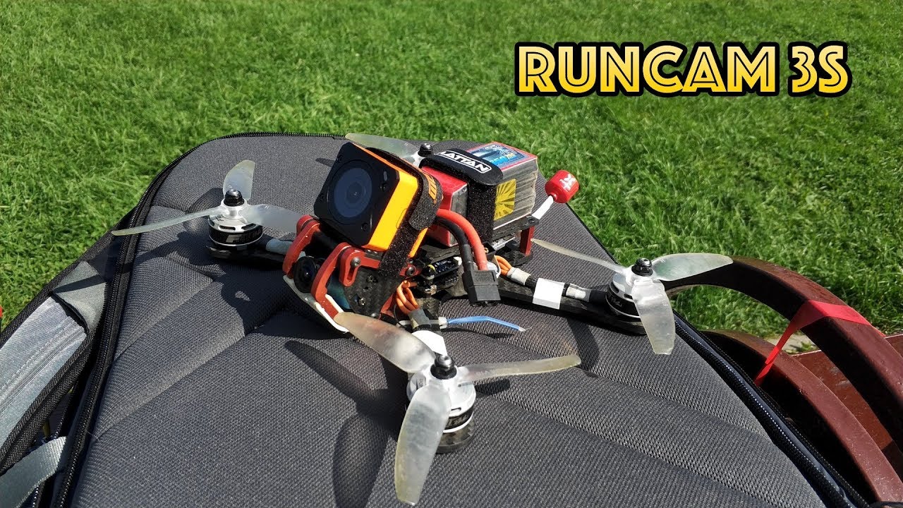 Новая RunCam 3S (экшен камера для гоночных квадрокоптеров)