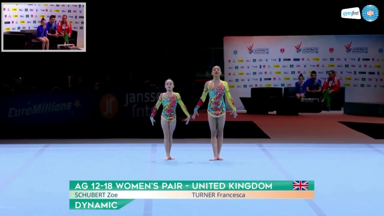World Age Group Acrobatic Championships 2018 - GREAT BRITAIN 12-18 WP Dynamic