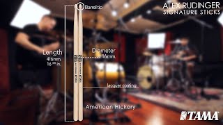 Tama Signature Drumsticks - Alex Rudinger & Anup Sastry