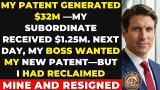 Full My Patent Made $32M. My Subordinate Got $1.25M—Then My Boss Wanted My Next Patent. I Quit Update