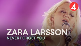 Zara Larsson - Never Forget You - 4K (Late Night Concert) - TV4 Resimi