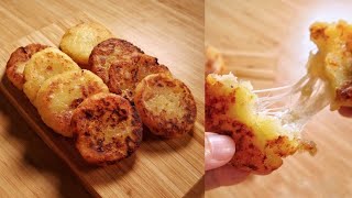 3 Bahan je! 2 Hotteok Potato Pancake (Korean Cheese Hotteok dan Sweet Hotteok) | BASICKELI