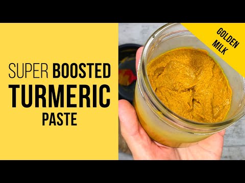 How to make boosted TURMERIC paste for GOLDEN MILK [Ayurvedic cooking recipe]
