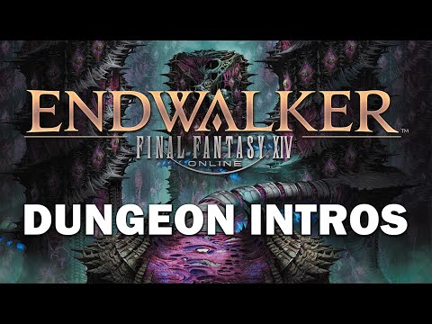 FFXIV Dungeon Intros - Endwalker (Dawntrail 7.0 Graphics Update)