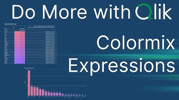 Using Colormix Expressions -- Colormix1() - Do More with Qlik