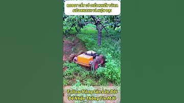 ROBOT CẮT CỎ ĐIỀU KHIỂN TỪ XA SIÊU NHANH VÀ HIỆN ĐẠI 💯